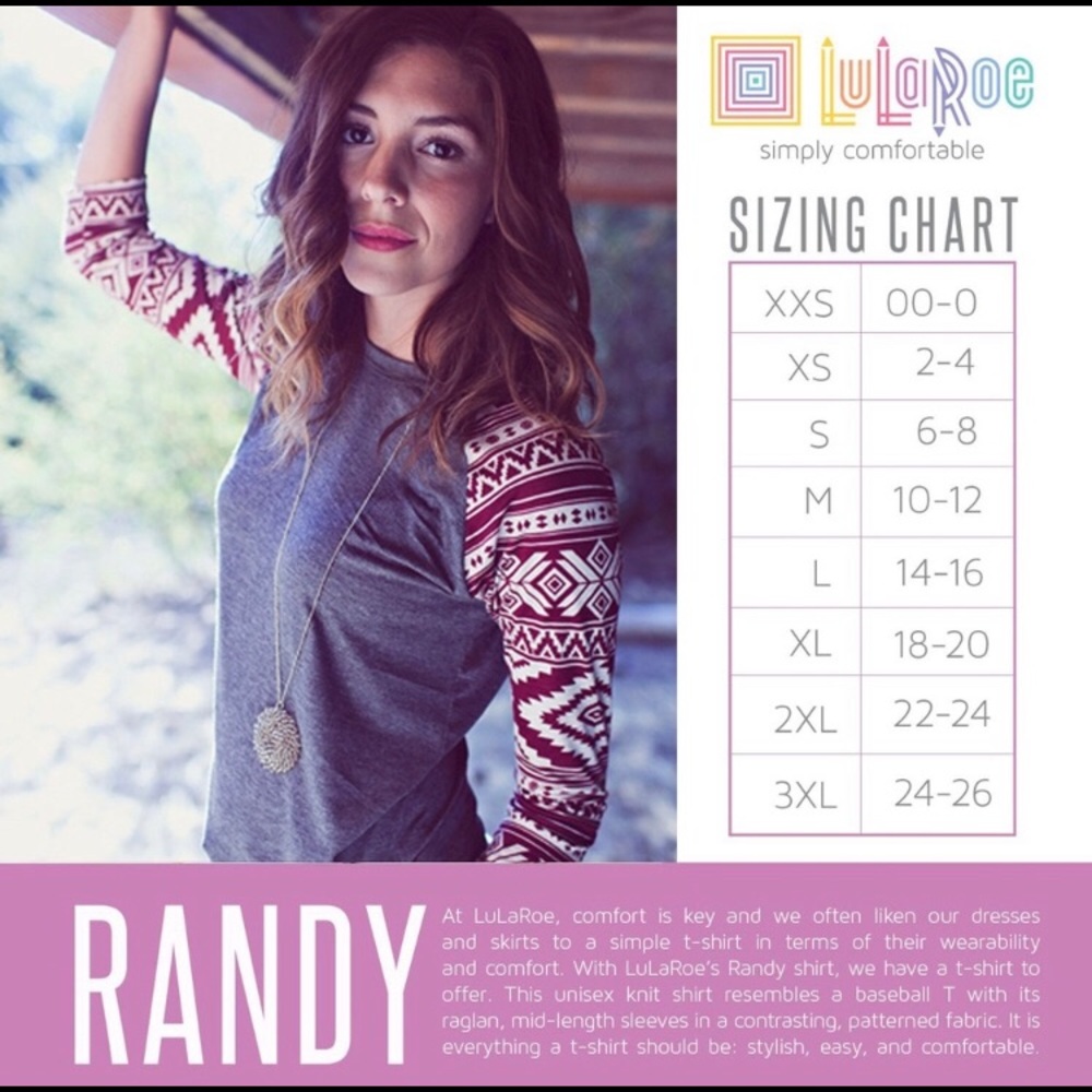 LuLaroe Randy Tee - Picture 2 of 7
